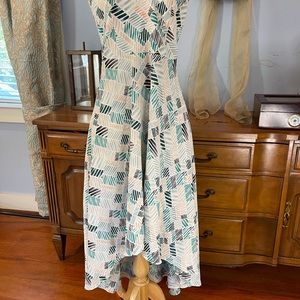 White House black market boned bodice dress